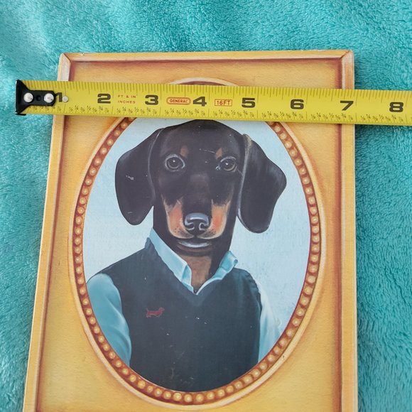 Whimsical dog hook rack 7x8 - Picture 2 of 3